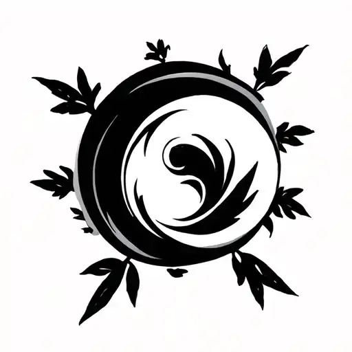 Elbow tattoo design idea