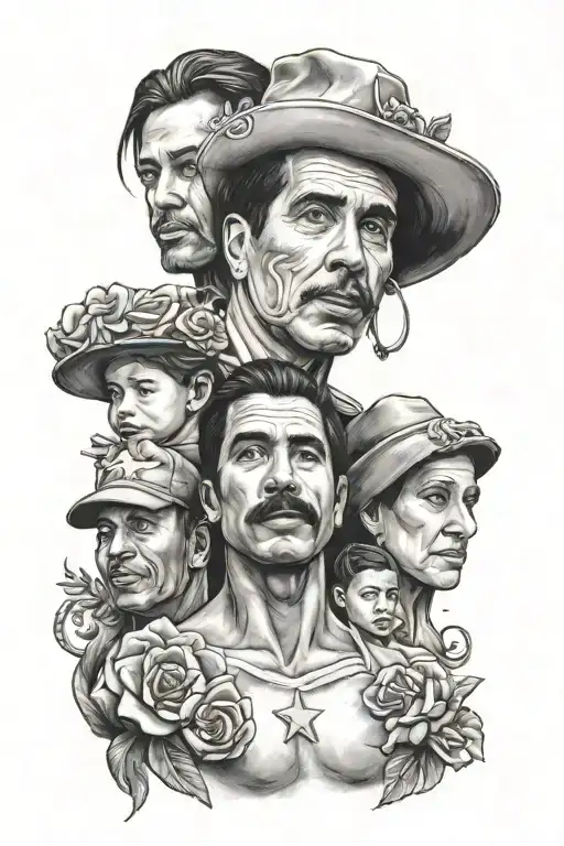 Venezuela and family tattoo design idea