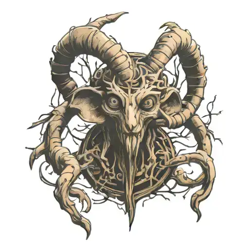 pans labyrinth like sky tattoo design idea