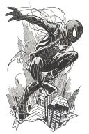 miles morales leap of faith tattoo design idea