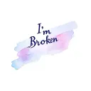"I’M BROKEN" Im Broken tattoo design idea