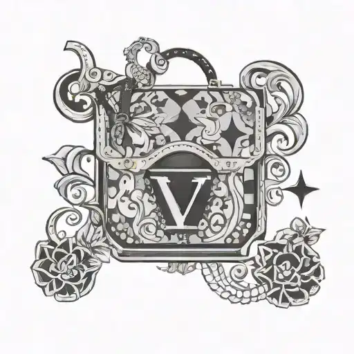 Louis Vuitton tattoo design idea