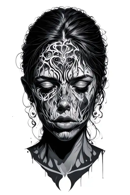 Anxiety Overthinkers tattoo design idea