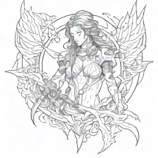 tekkadan tattoo design idea