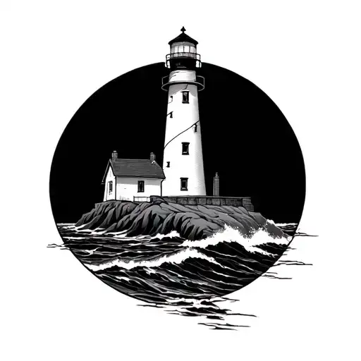 Lighthouse  tattoo design idea