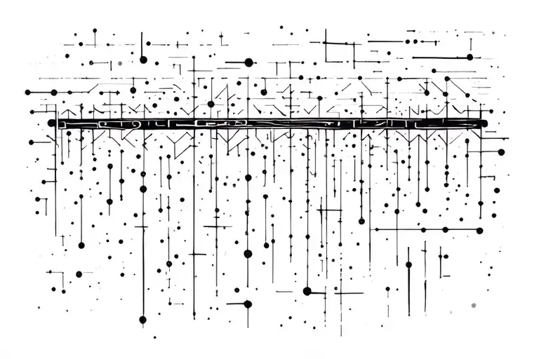 morse code tattoo design idea