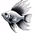 Angelfish tattoo design idea