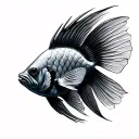 Angelfish tattoo design idea