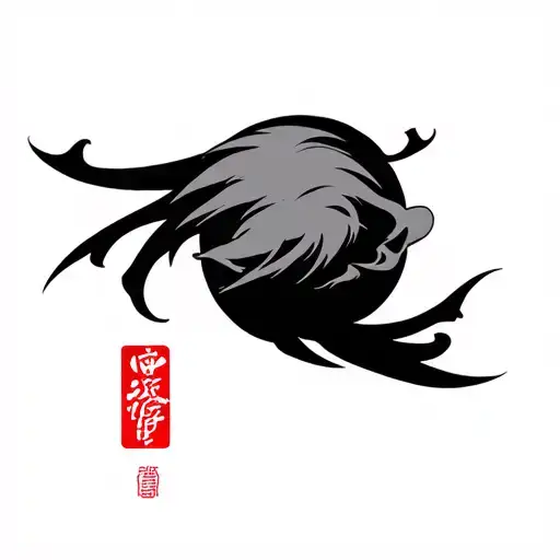 Cloud Akatsuki tattoo design idea