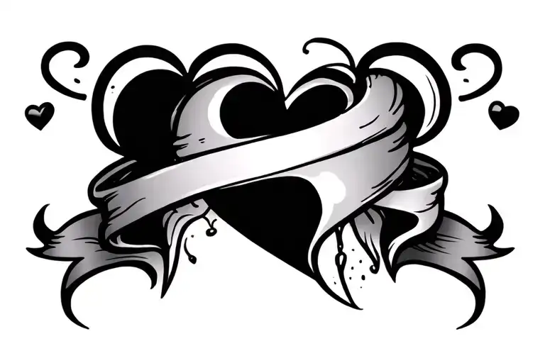 Hearts, Cute, tramp stamp tattoo design idea