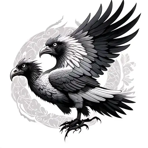Garuda tattoo design idea