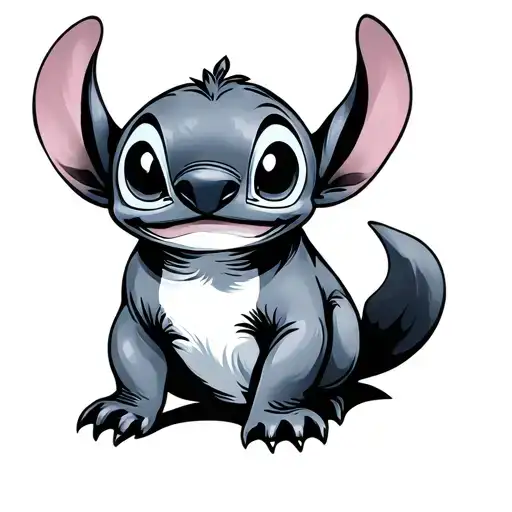 stich tattoo design idea