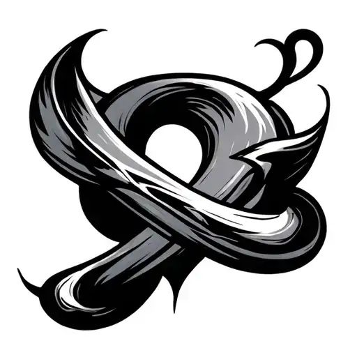 444 Infinity tattoo design idea