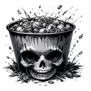 emotional trash tattoo design idea