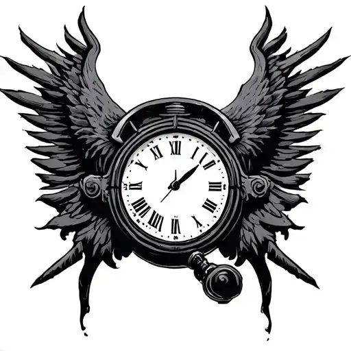 lost time prison tattoo design idea