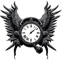 lost time prison tattoo design idea