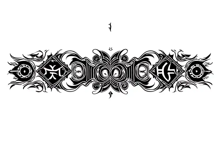 slavic symbols tattoo design idea