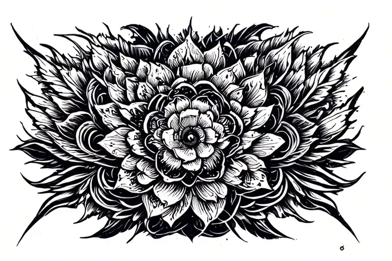 across the stomach tattoo tattoo design idea