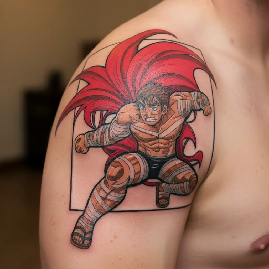 costa rican surfing in the jungle tattoo design idea