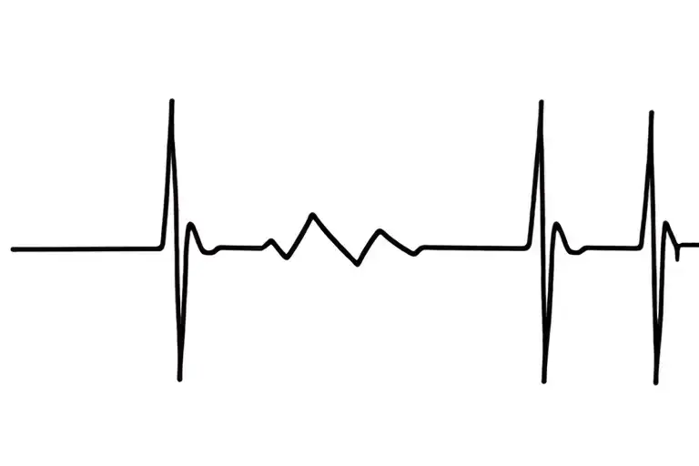 Sanne tattoo heartbeat tattoo design idea