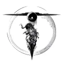 Filler Space tattoo design idea