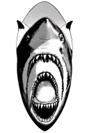 shark tattoo design idea