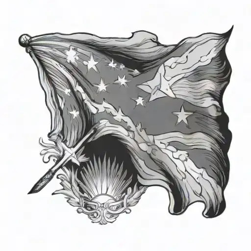 Filipino Flag tattoo design idea