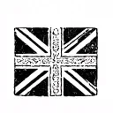 black union jack, small tattoo design tattoo design idea