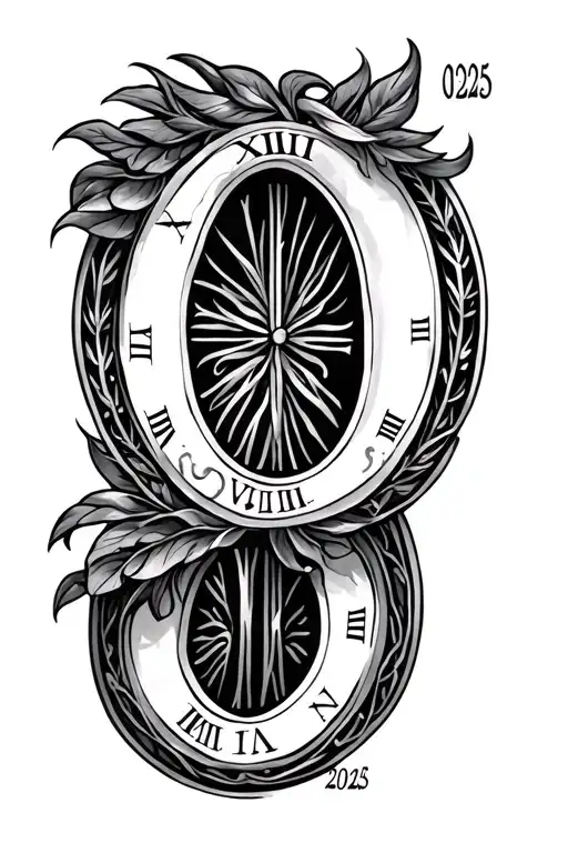 05-15-2025 Roman numerals small tattoo tattoo design idea