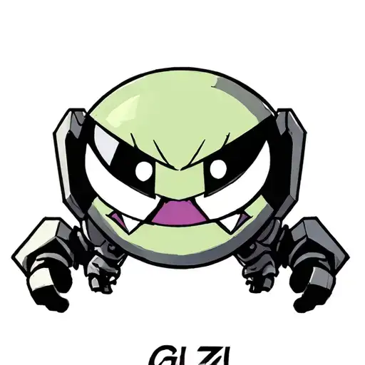 Gi Invader Zim tattoo design idea