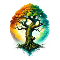 The Giving tree Gothic tattoo design idea