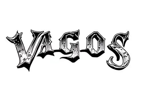 "Vagos" tattoo design idea
