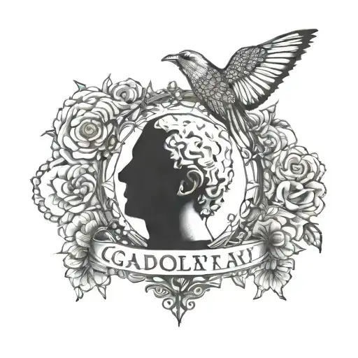 Long live the Coldplay Grandad Life tattoo design idea