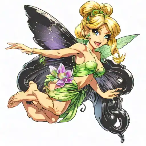 tinkerbell,nude,naked,big boods,big ass,petite,flying,flexible,,sexy,hentai,sweat,jiggle,fairy dust,  tattoo design idea