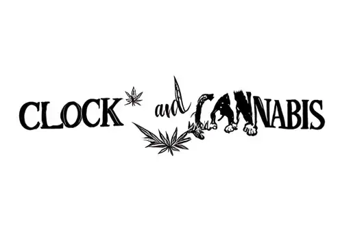 "Lion clock and cannabis " tattoo design idea
