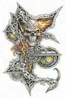 metallica album covers mixed tattoo design idea