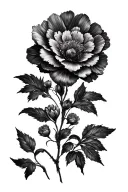 Eris flowers tattoo design idea