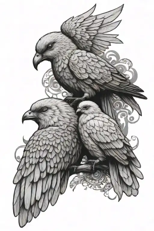 A full sleeve forearm tattoo featuring doves and sheep, symbolizing peace. African American tribute in there tattoo design idea