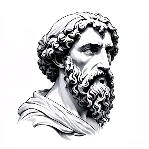plato tattoo design idea