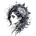 Satori Gojo tattoo design idea