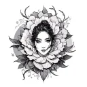 Satori Gojo tattoo design idea