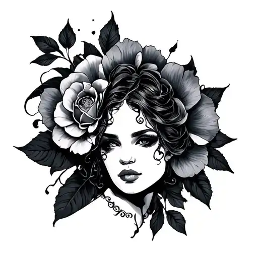Dark Romance tattoo design idea