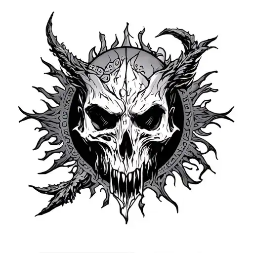 Wrathful Peace tattoo design idea