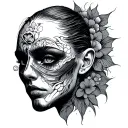 deaf, mute, blind tattoo design idea