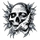 deaf, mute, blind tattoo design idea