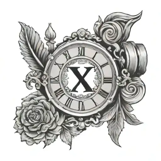 01 20 2021 roman numerals tattoo design idea