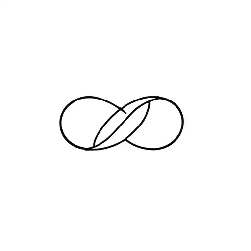 Victoria Valeria transition to infinity sign tattoo design idea