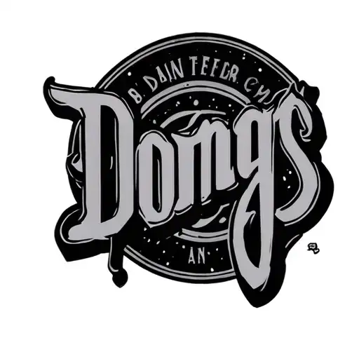 "Dongs" circular tattoo design tattoo design idea