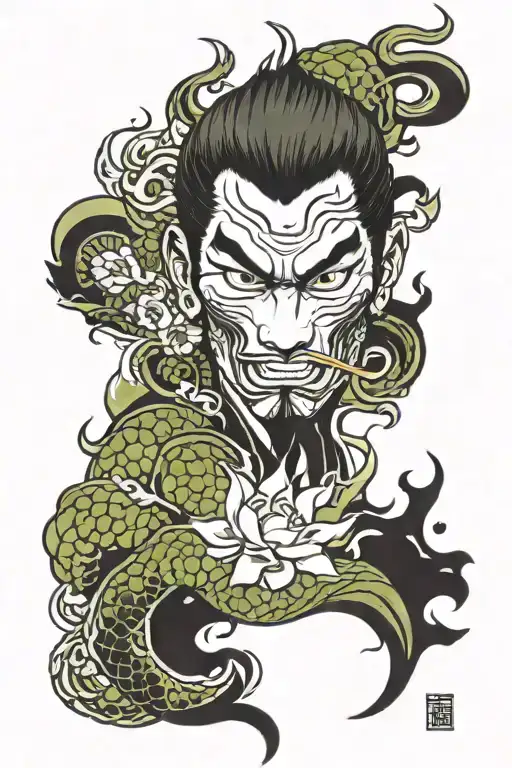 yakuza sleeve tattoo tattoo design idea