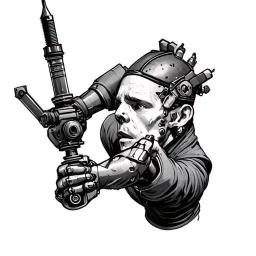 Machinist tattoo design idea